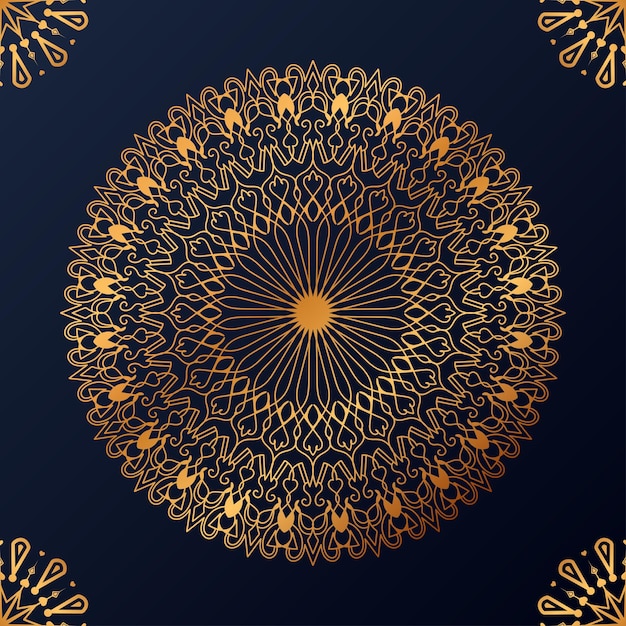 Luxury ornamental mandala design background