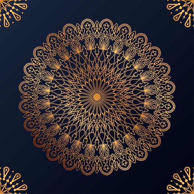 Luxury ornamental mandala design background