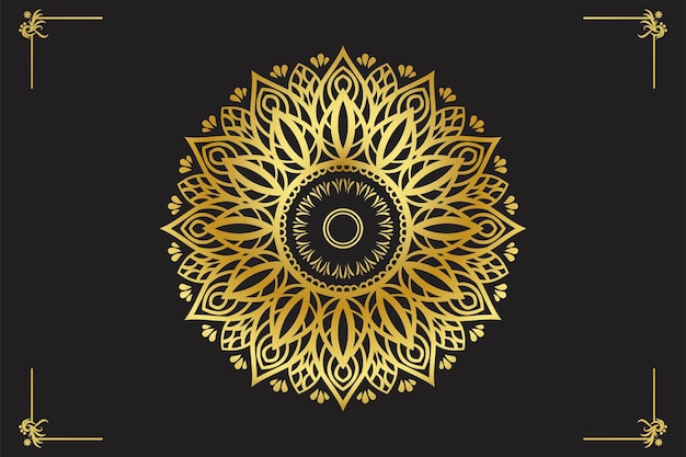 Luxury ornamental mandala design background