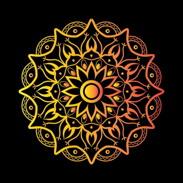 Luxury ornamental mandala design background