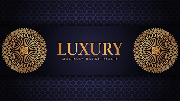 Luxury ornamental mandala design background