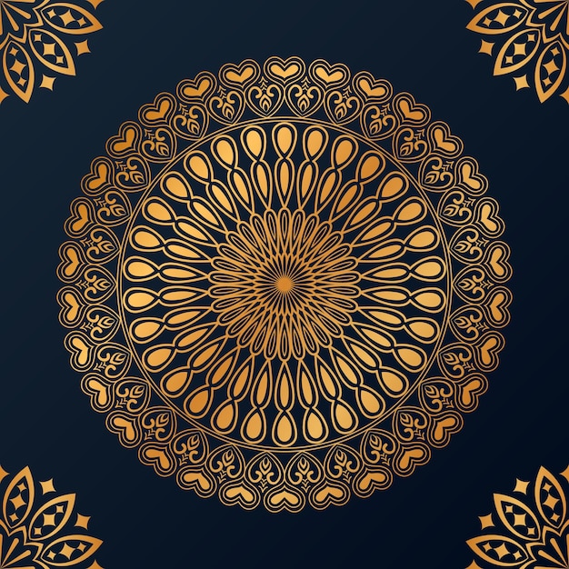 Luxury ornamental mandala design background