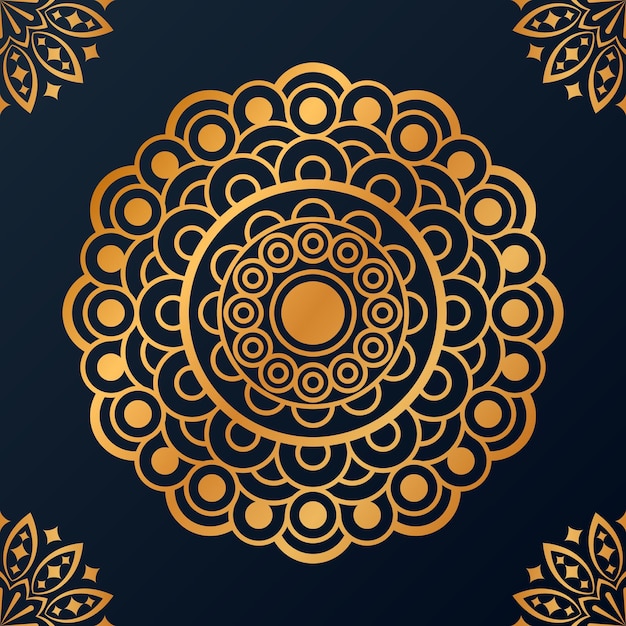 Luxury ornamental mandala design background