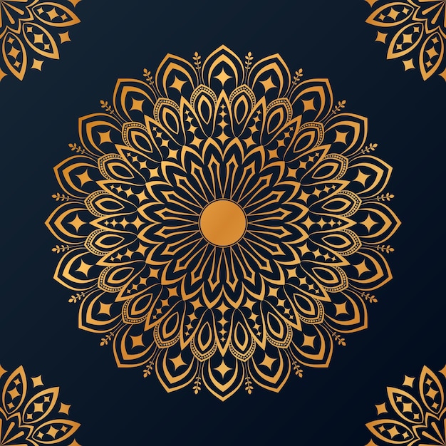 Luxury ornamental mandala design background