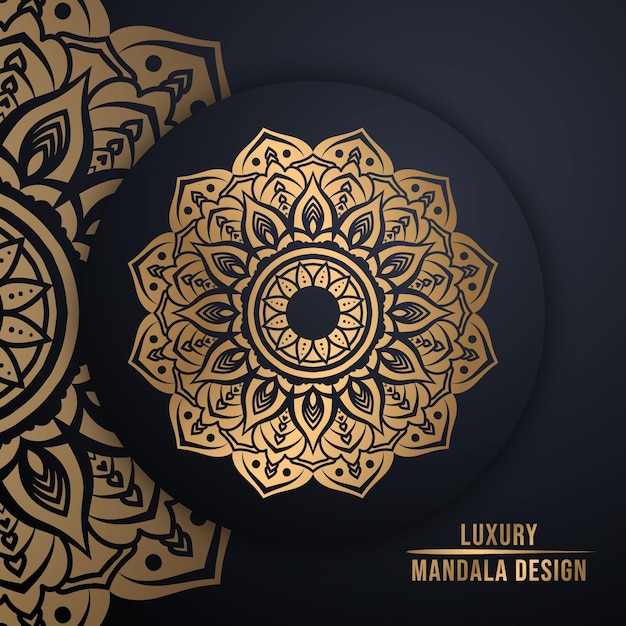 Luxury ornamental mandala design background