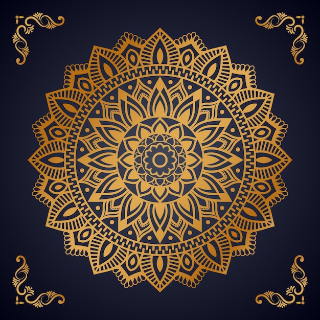 Luxury ornamental mandala design background