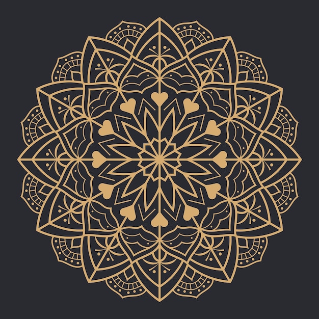 Luxury ornamental mandala design background