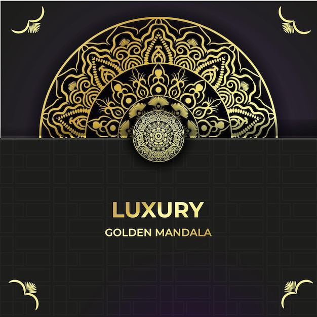 Luxury ornamental mandala design background