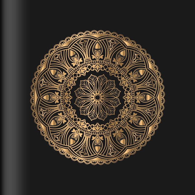 Luxury ornamental mandala design color Free Vector. eps