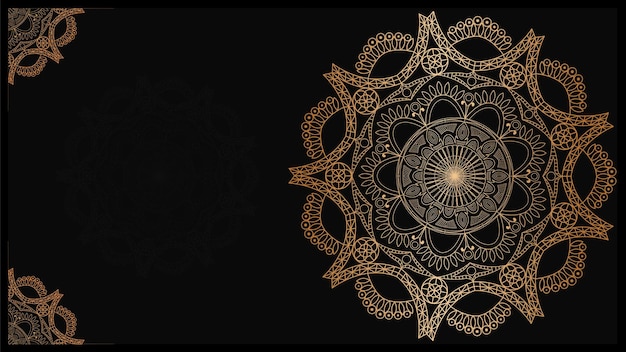 Luxury ornamental mandala design pattern art wallpaper. islamic, turkish,indian, yoga, royal, luxury