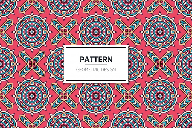 Luxury ornamental mandala design seamless pattern  