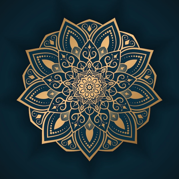 luxury ornamental mandala design with a background