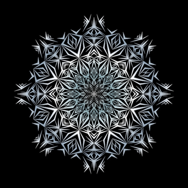 Luxury ornamental mandala design