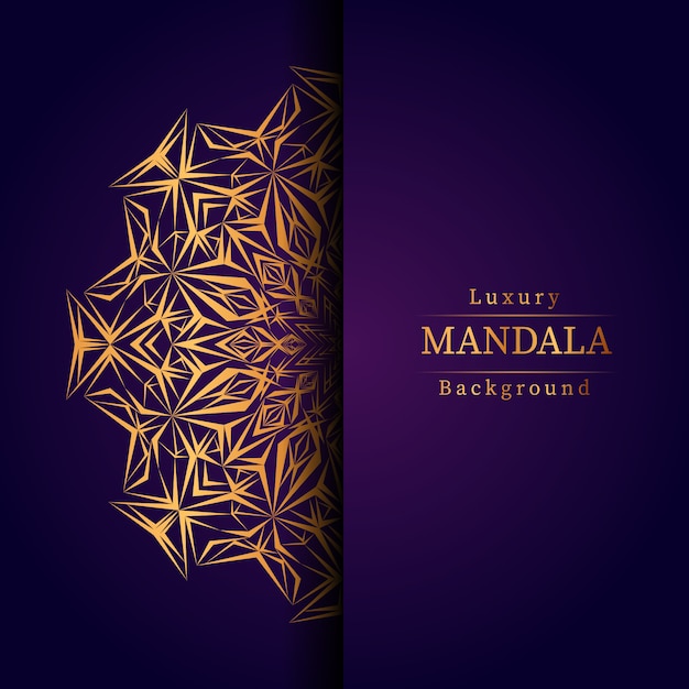 Luxury ornamental mandala design