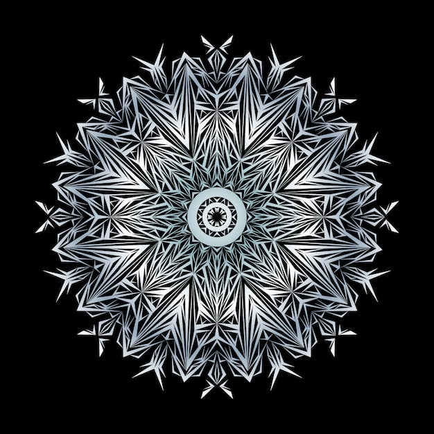 Luxury ornamental mandala design