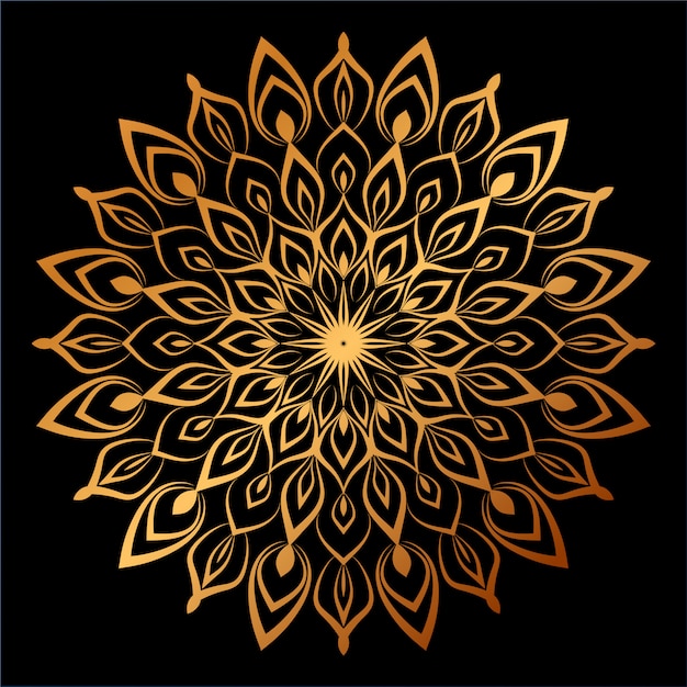 Luxury ornamental mandala design