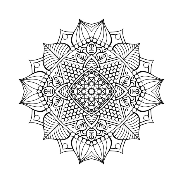 Luxury ornamental mandala illustration