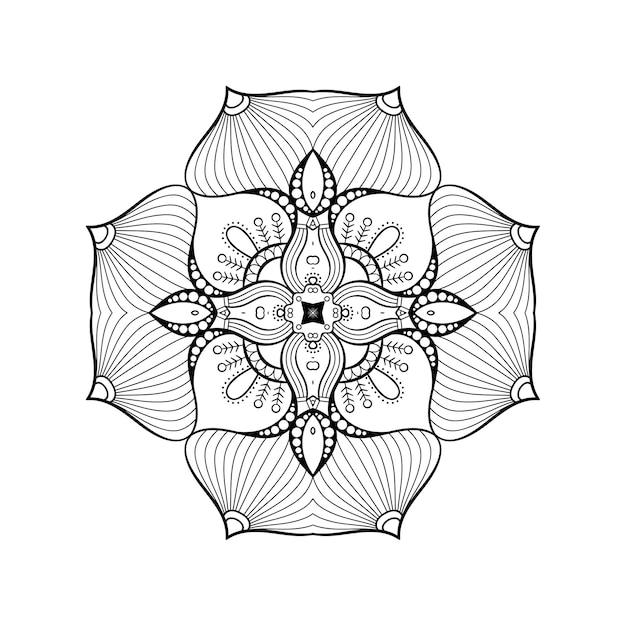 Luxury ornamental mandala illustration