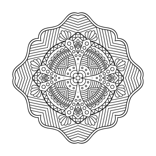 Luxury ornamental mandala illustration