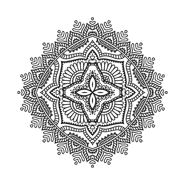 Luxury ornamental mandala illustration