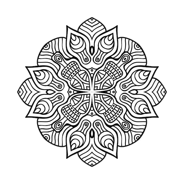 Luxury ornamental mandala illustration