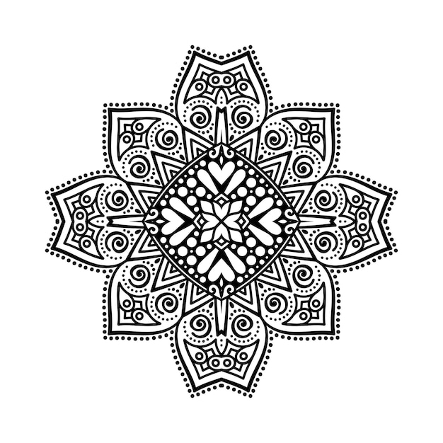 Luxury ornamental mandala illustration