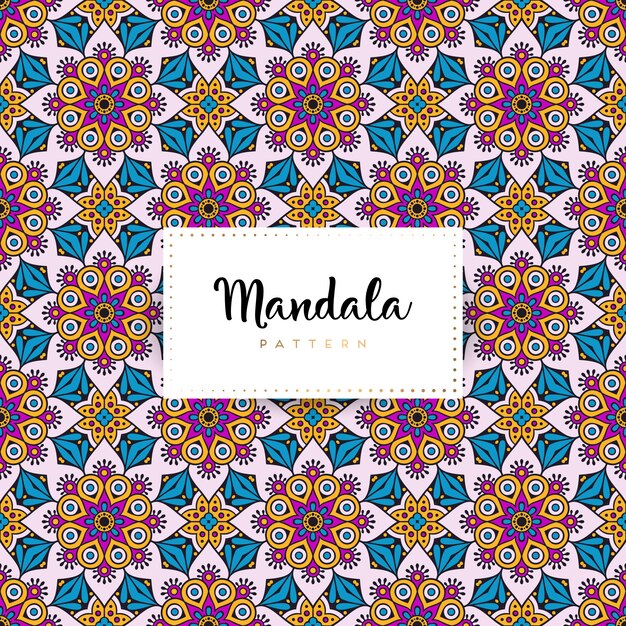 Luxury ornamental mandala pattern background