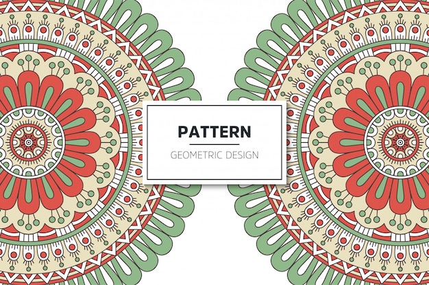 Luxury ornamental mandala pattern design  