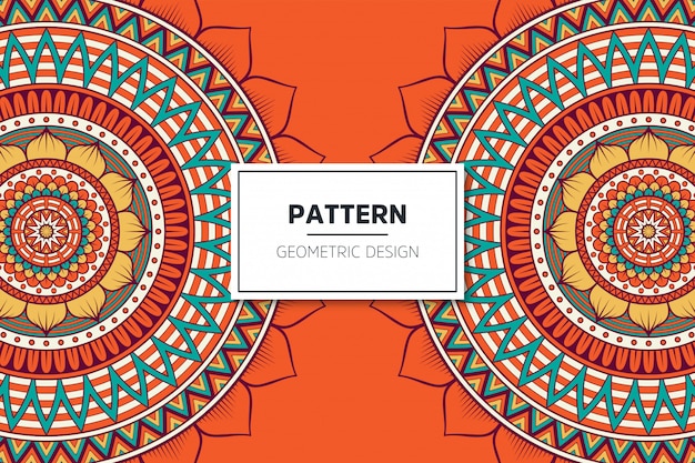 Luxury ornamental mandala pattern design  