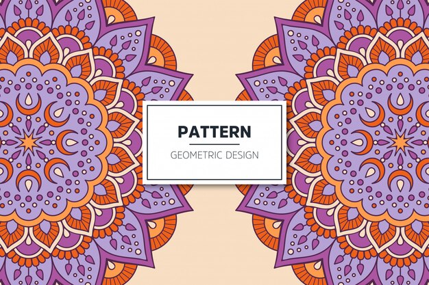 Luxury ornamental mandala pattern design  