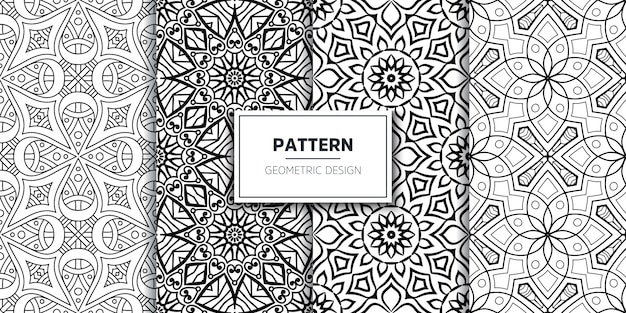 Luxury ornamental mandala seamless pattern