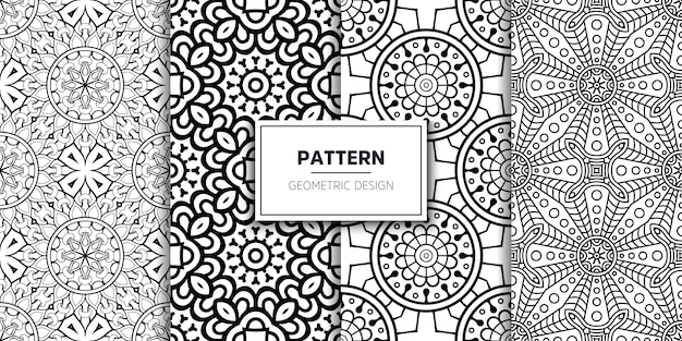 Luxury ornamental mandala seamless pattern