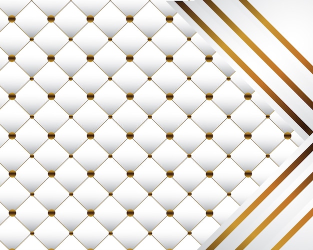 Luxury Pattern Gold and White Background Design Vector