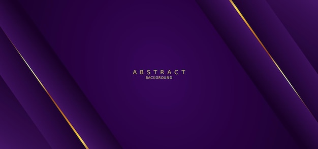 luxury premium purple background and gold line