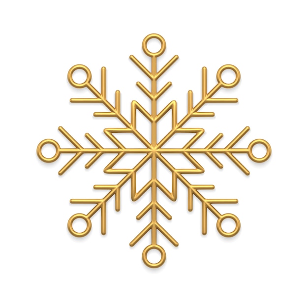 Luxury premium xmas spruce circle bauble winter snowflake ornament decorative d template vector