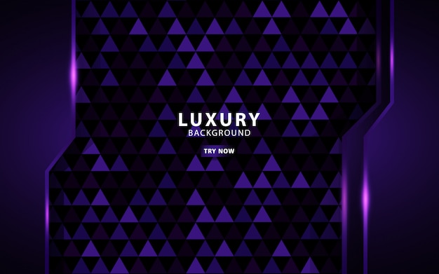 Luxury purple overlay layers background. on textured purple Triangle background.