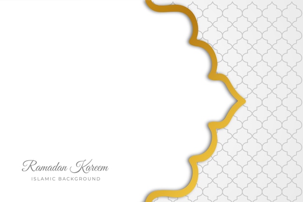 luxury ramadan kareem design with pattern background