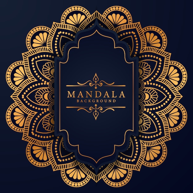 Luxury ramadan kareem mandala background 