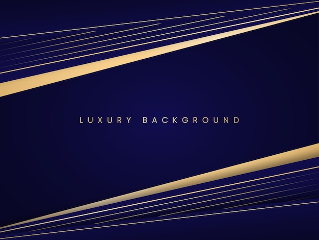 luxury royal blue and golden abstract background