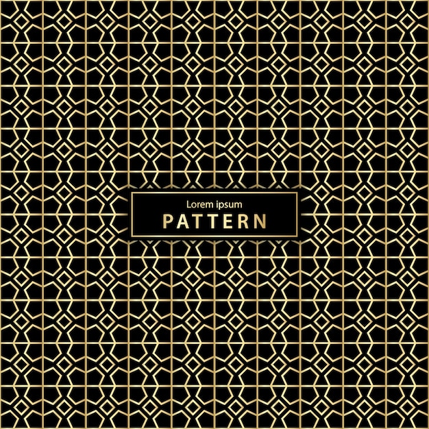 Luxury seamless geometric pattern