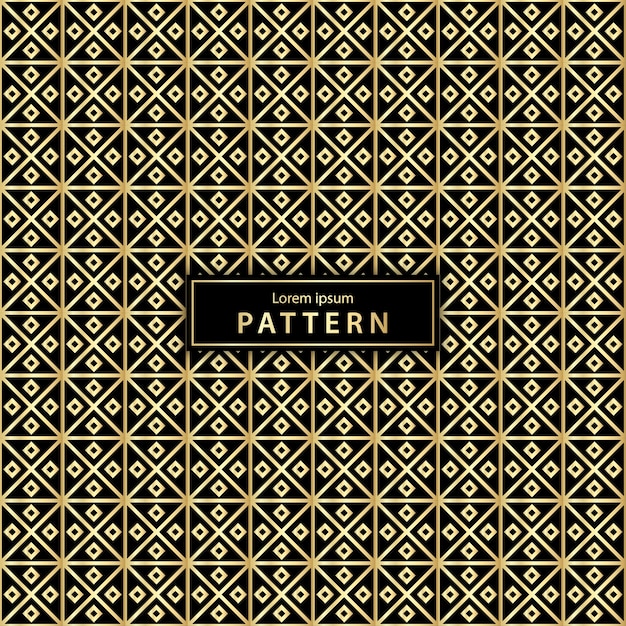 Luxury seamless geometric pattern