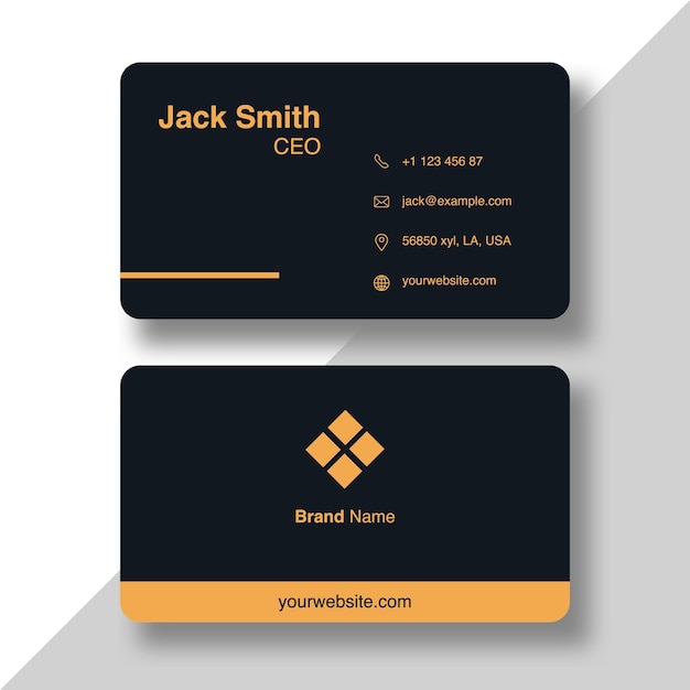 Luxury simple business card