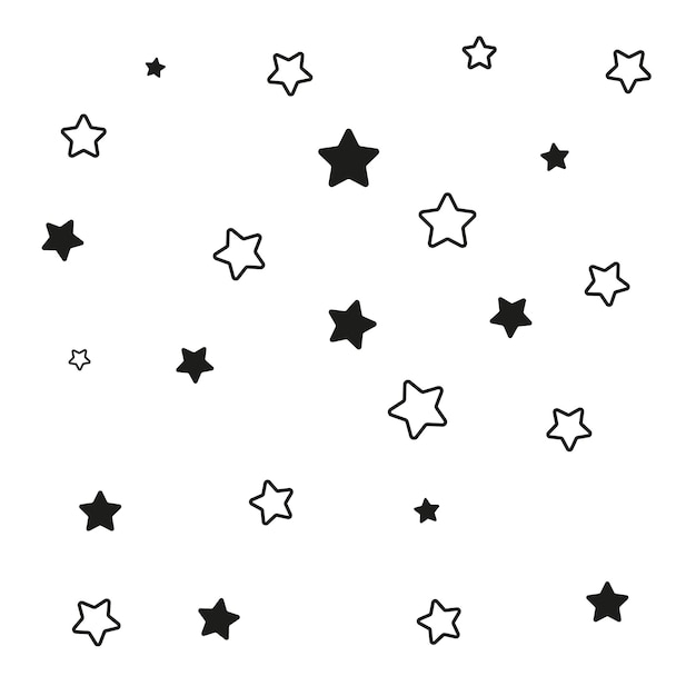 Luxury star background black