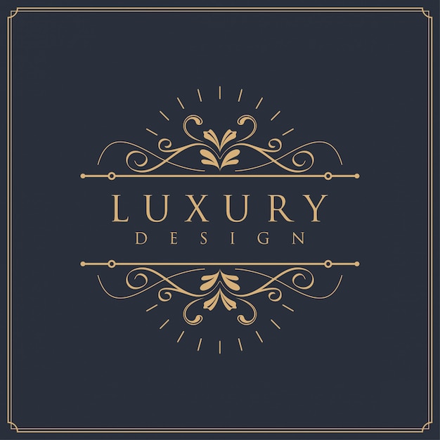 Luxury template logo design