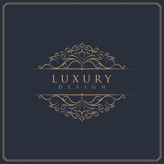 Luxury template logo design