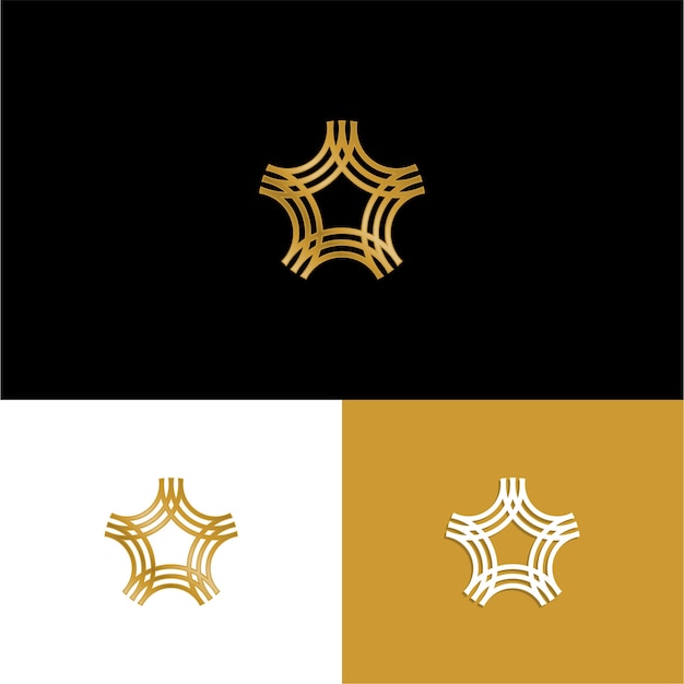 luxury triple stars logo