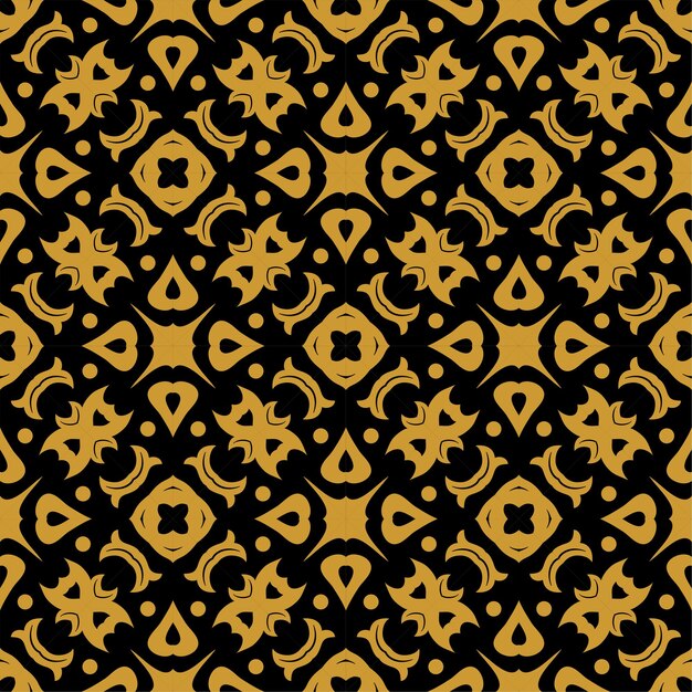 Vector luxury two colors pattern ornament background. ethnic seamless ready for print