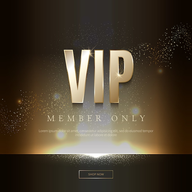 Luxury vip invitations and coupon backgrounds