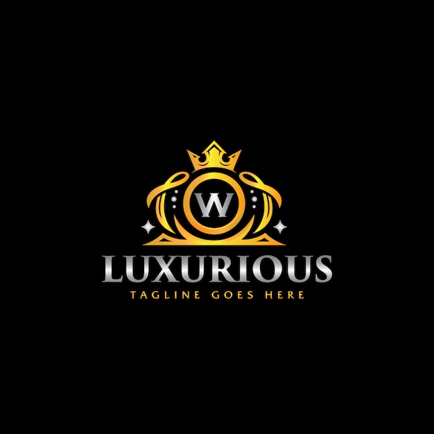 Luxury W Logo Template