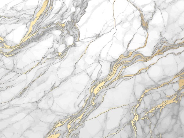 Vector luxury white gold marble texture background vector panoramic marbling texture design for banner in